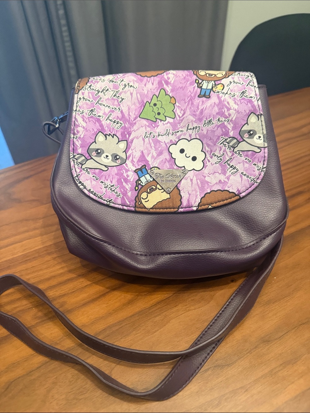 Bob ross crossbody bag